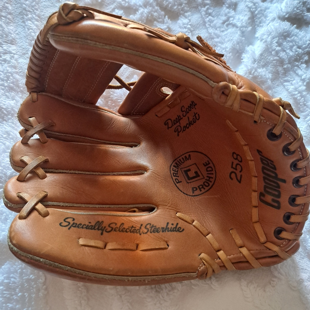 Tan Leather Kids Baseball Glove